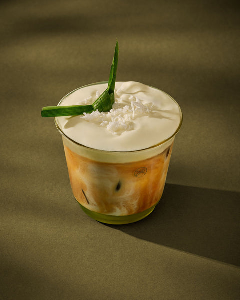 Pandan Coconut Latte (ICED)