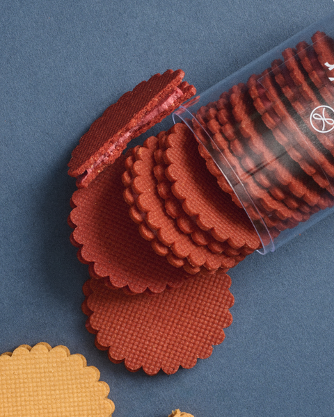 2025 Christmas — ⁠Strawberry Shortbread (Individual cookie)