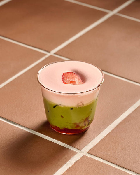 Matcha Strawberry Freddo (ICED)