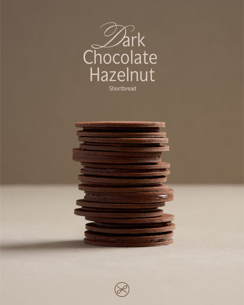 Dark Chocolate Hazelnut Shortbread