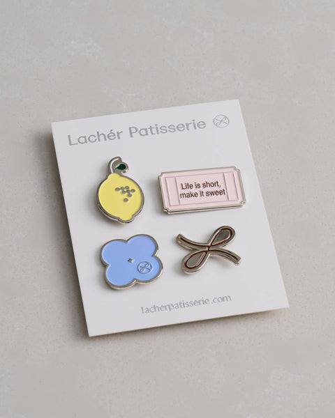 Lacher's Enamel Pin Set