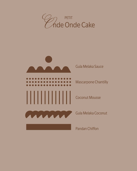 PETIT Onde-onde Cake