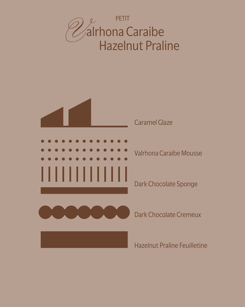 PETIT Valrhona Caraibe Hazelnut Praline