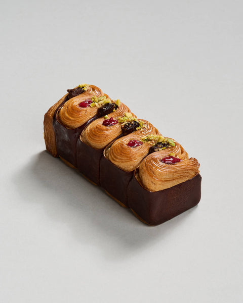 Pistachio Raspberry Brioche