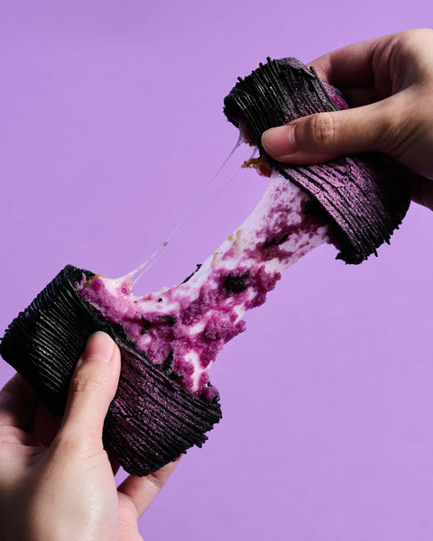 Ube Mochi Chicken Floss